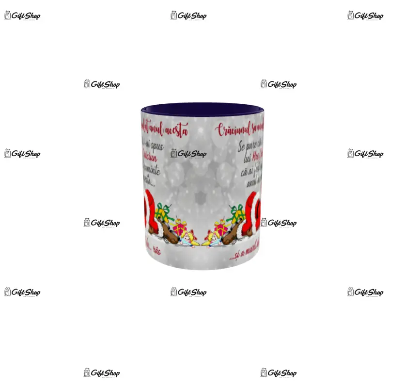 Craciunul s-a anulat anul acesta, cana din ceramica, 330ml, model cgs1801